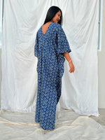 MALA handworks  56 Evelyn Kaftan in Black and White Pattern