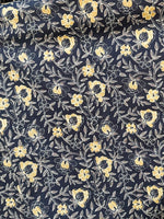 MALA handworks  56 Evelyn Kaftan in Black and Yellow Pattern