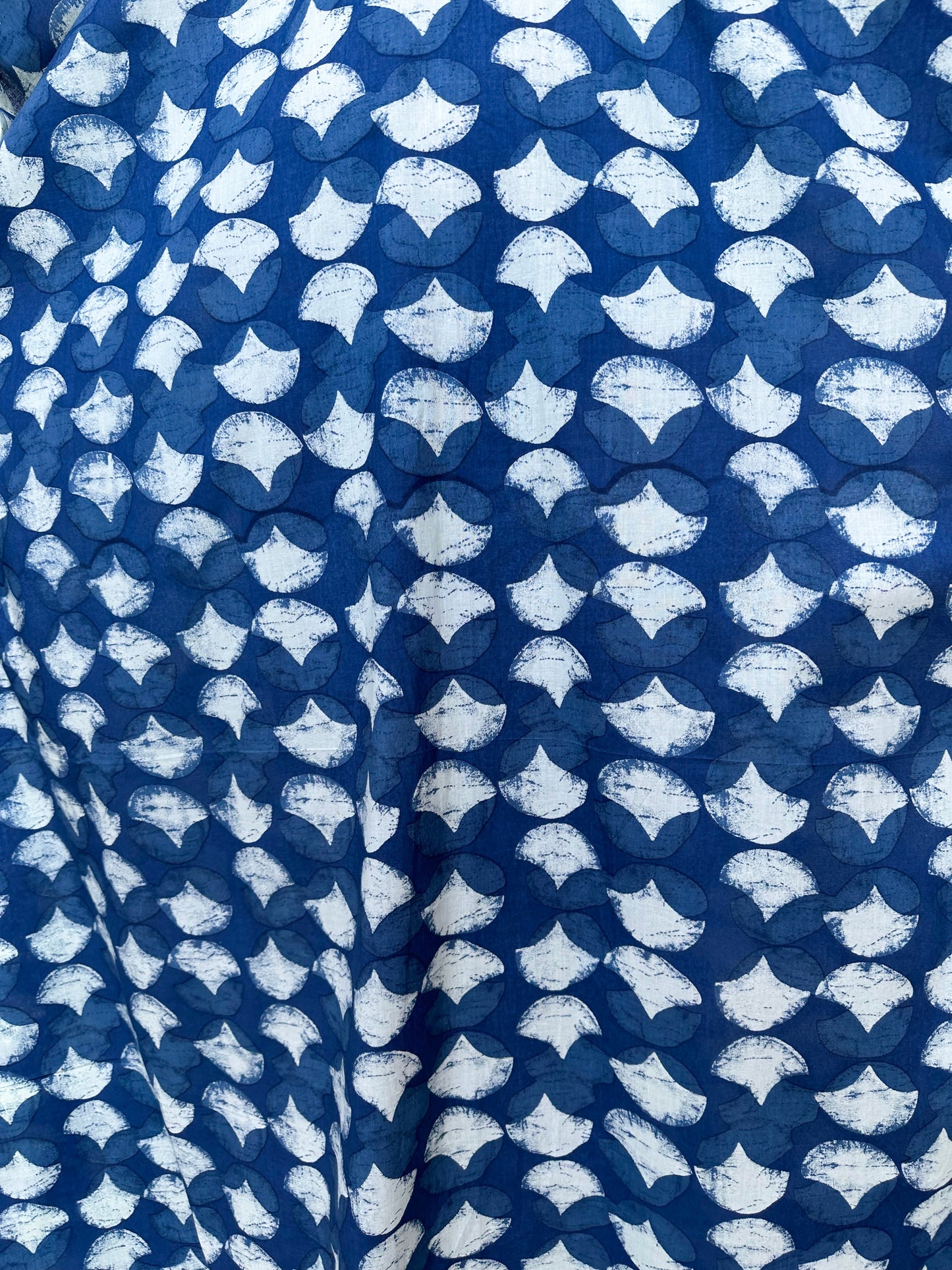 MALA handworks  Evelyn Kaftan in Blue Pattern