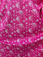 MALA handworks  Evelyn Kaftan in Pink and White Pattern