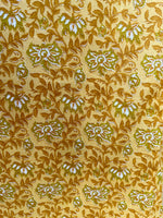 MALA handworks Evelyn Kaftan in Yellow and Floral Pattern