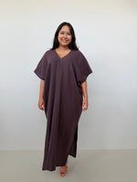 Mala Handworks Gloria Cotton Kaftan in Espresso