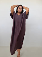 Mala Handworks Gloria Cotton Kaftan in Espresso