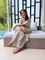 Mala Handworks Gloria Cotton Kaftan in Sand