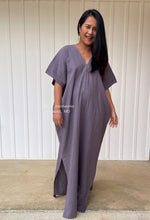 MALA handworks  Gloria Double Gauze Cotton Kaftan in Purple Lavender