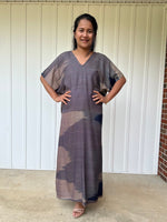 MALA handworks  Ikat Hand Woven Pattern Kaftan