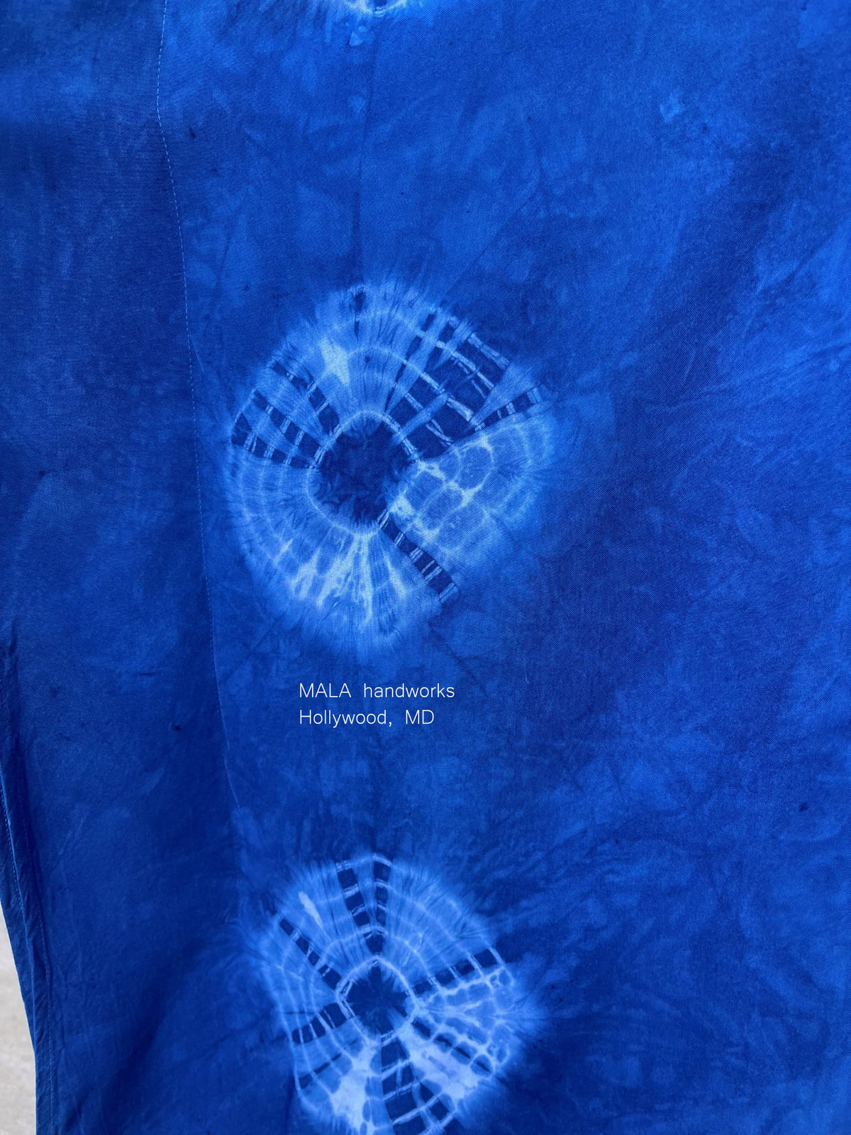 MALA handworks  Indigo Kaftan in Hand Dyed Indigo Blue