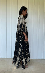 MALA handworks  iynta kaftan in Black Tie Dye