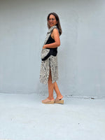 Kaia Chrysanthemum Fleece Lined Dress in Cream-KM-16-Mala Handworks
