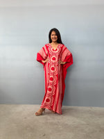 Mala Handworks Luna Echoeye Kaftan in Red