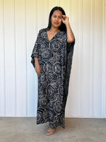 Mala Handworks Luna Halo Kaftan in Black
