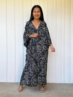 Mala Handworks Luna Halo Kaftan in Black