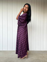 Mala Handworks Luna Micro Dot Kaftan in Purple
