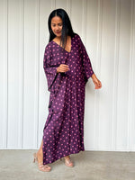Mala Handworks Luna Micro Dot Kaftan in Purple