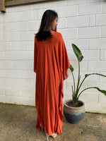 MALA handworks Mala Kaftan in Brick Orange