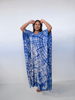 Mala Handworks Mala Kaftan in Cornflower Tie Dye