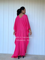 MALA handworks  Mala Kaftan in Fuchsia Pink