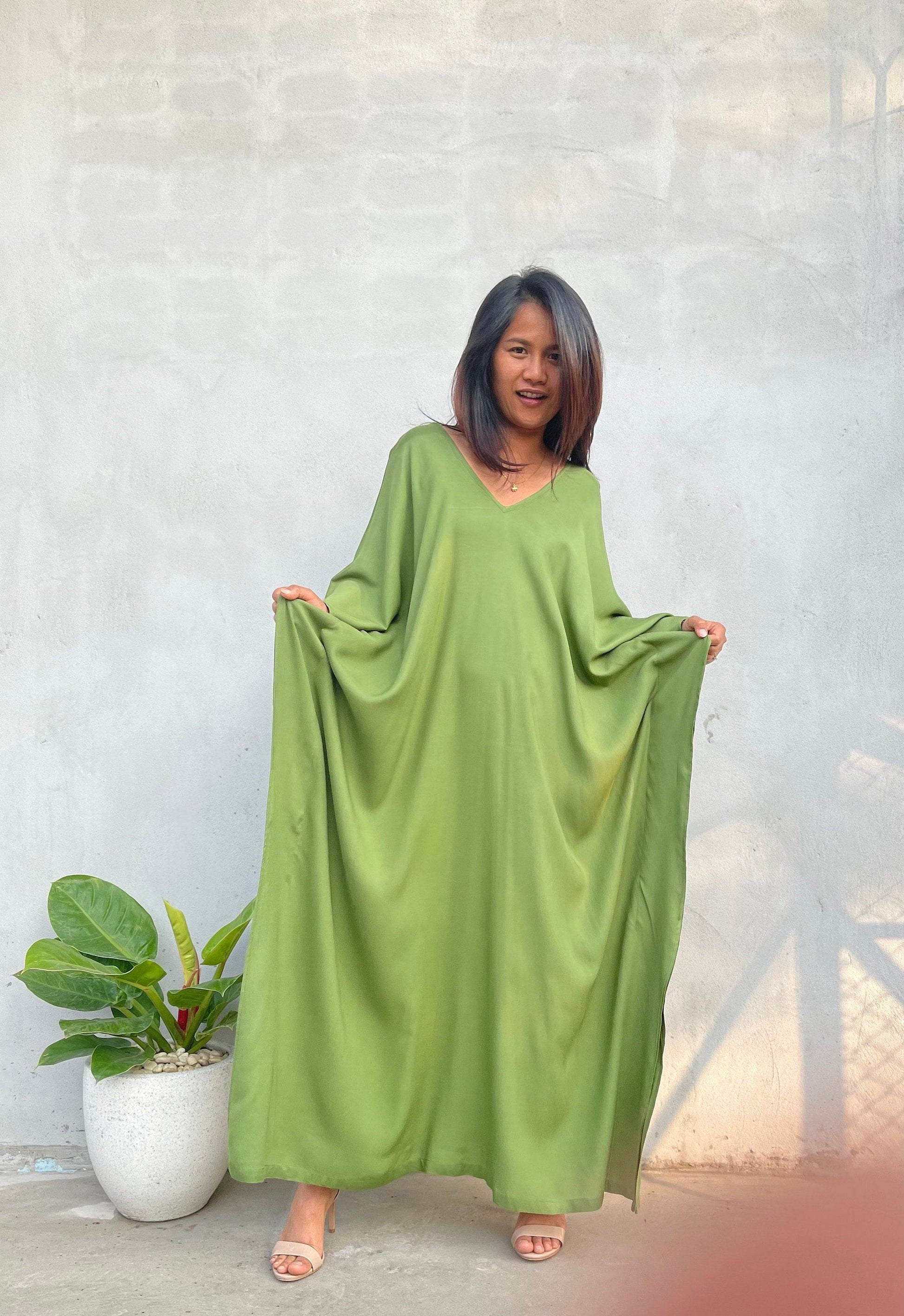 MALA handworks  Mala Kaftan in Green