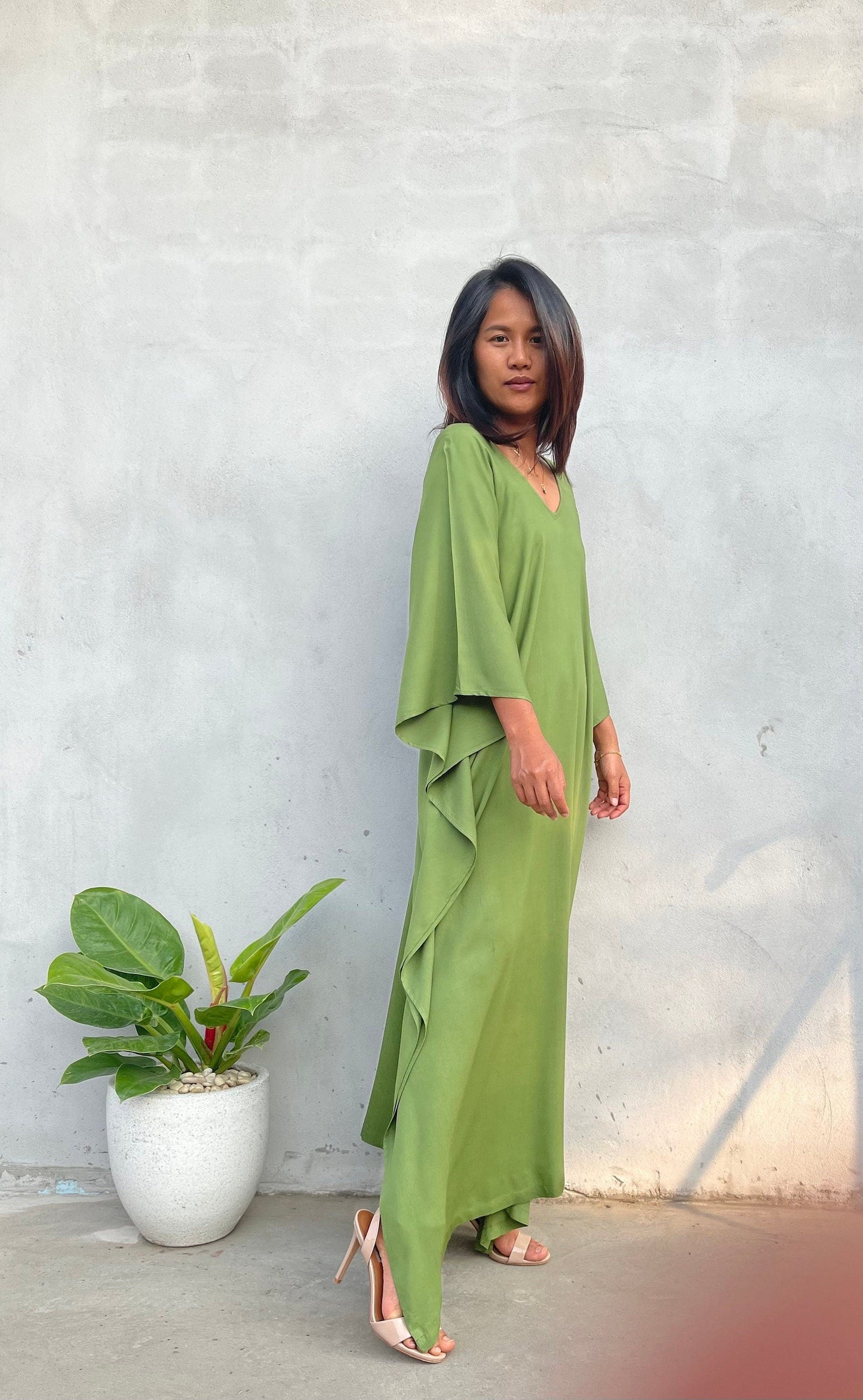 MALA handworks  Mala Kaftan in Green