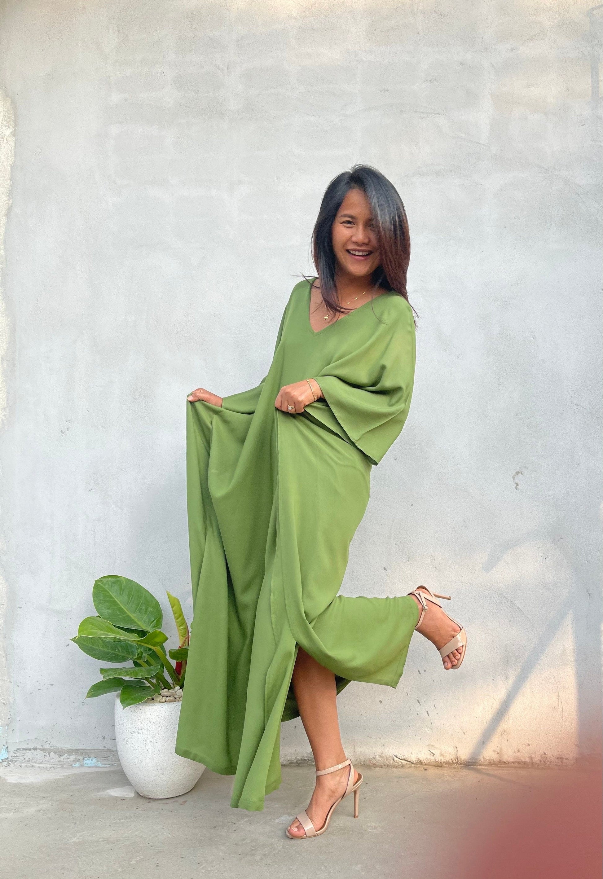 MALA handworks  Mala Kaftan in Green