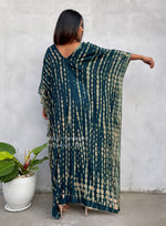 MALA handworks  Mala Kaftan in Green Tie Dye
