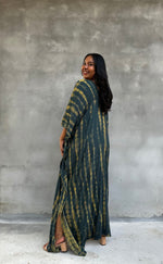 Mala Kaftan in Jade Tie Dye-A-127-50-Mala Handworks