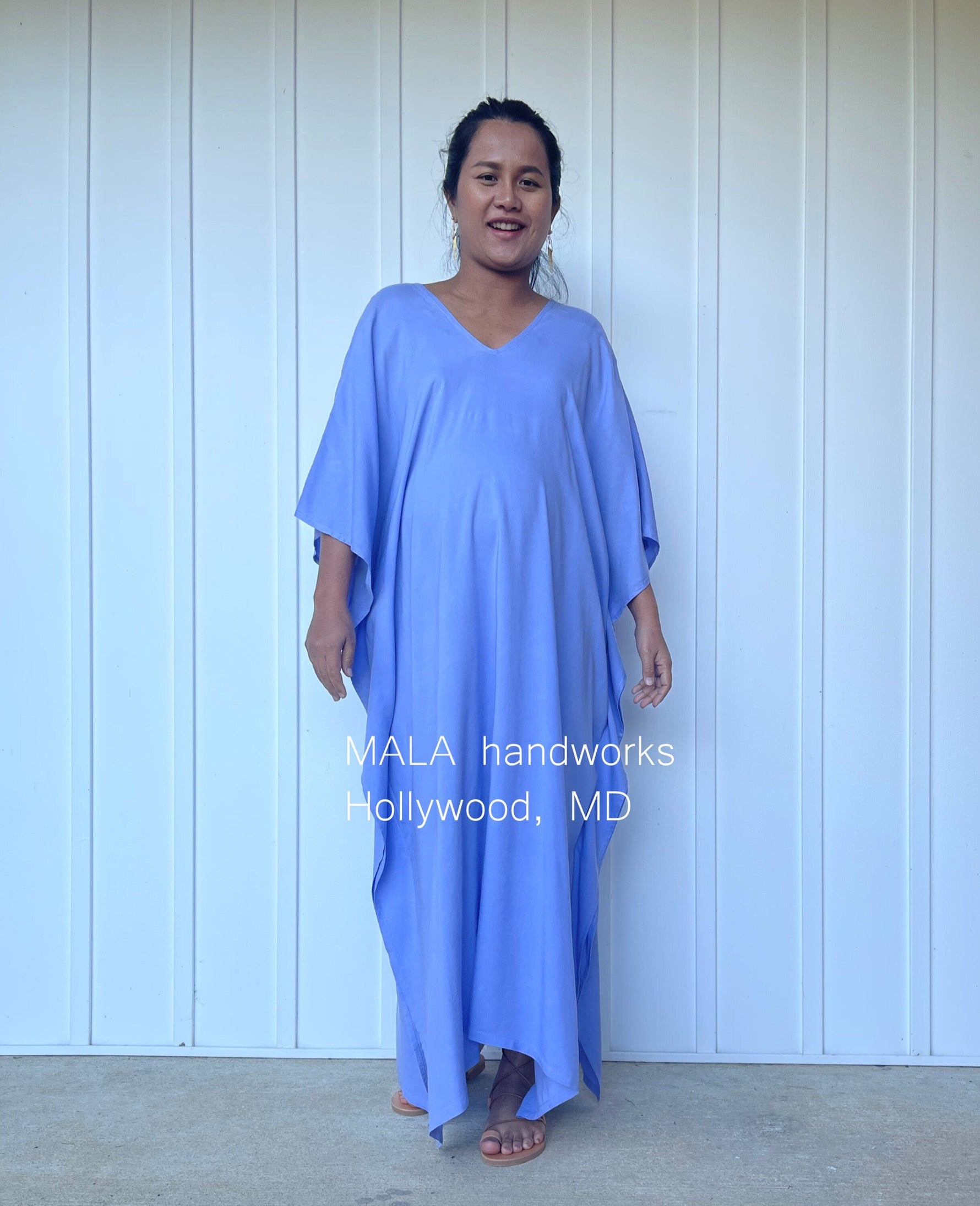 MALA handworks  Mala Kaftan in Lavender