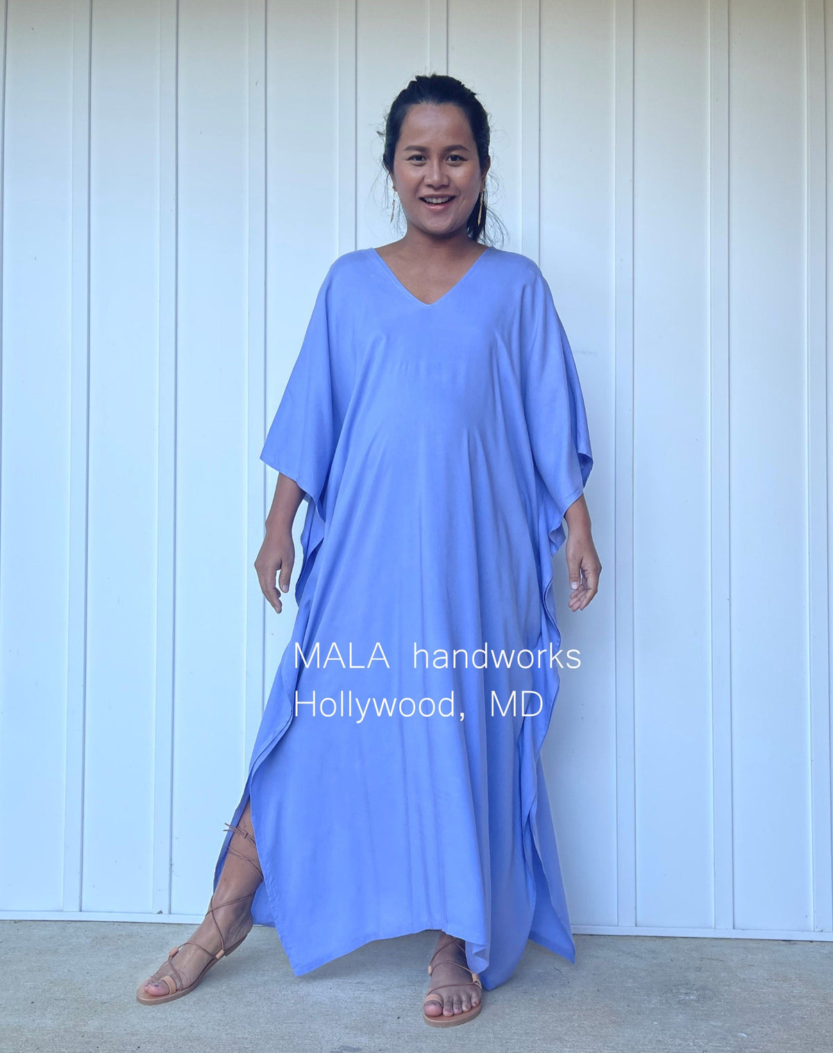 MALA handworks  Mala Kaftan in Lavender