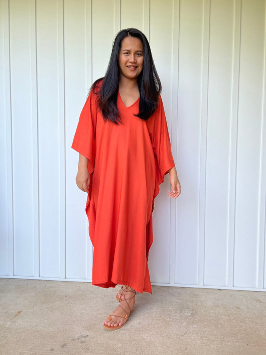 MALA handworks  Mala Kaftan in Orange