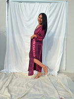 MALA handworks Mala Kaftan in Purple Tie Dye