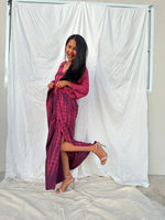 MALA handworks Mala Kaftan in Purple Tie Dye