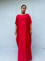 Mia Kaftan in Cherry-AC-31-Mala Handworks