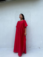 Mia Kaftan in Cherry-AC-31-Mala Handworks