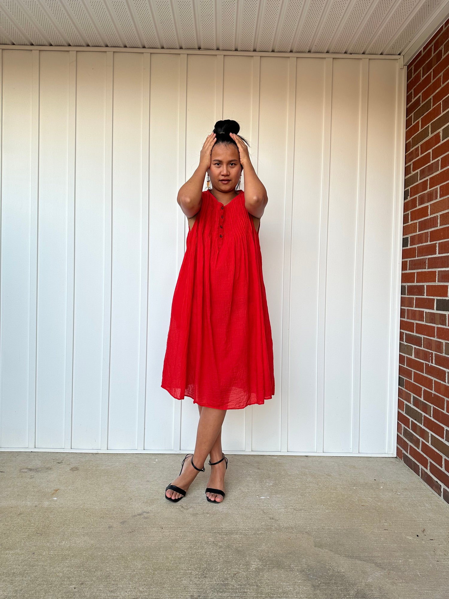 MALA handworks Mini dress Cotton gauze