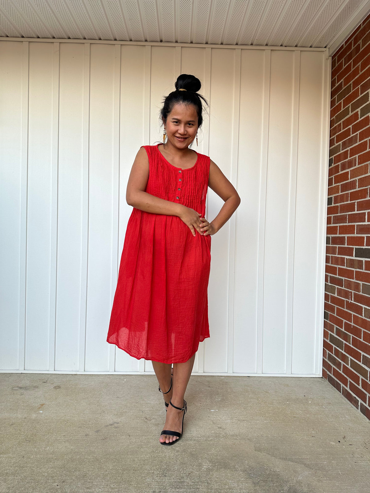 MALA handworks Mini dress Cotton gauze
