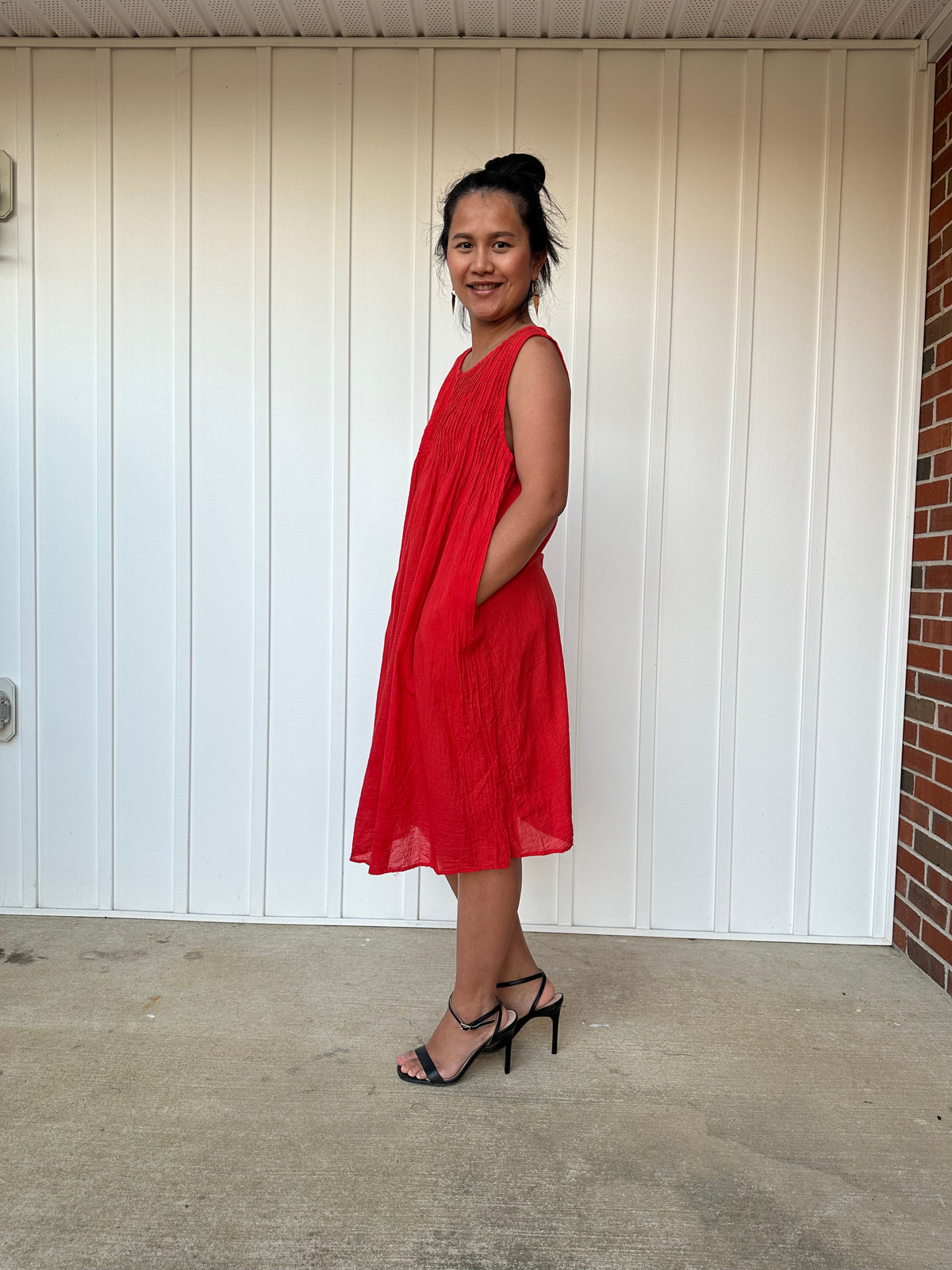 MALA handworks Mini dress Cotton gauze