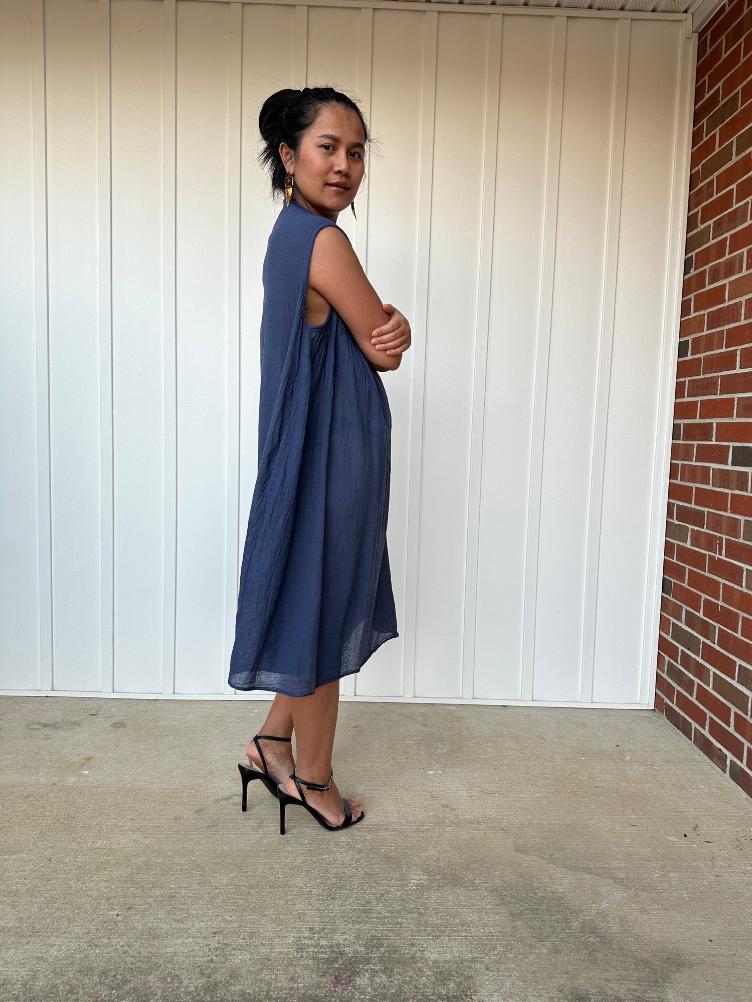 MALA handworks Mini dress Cotton gauze