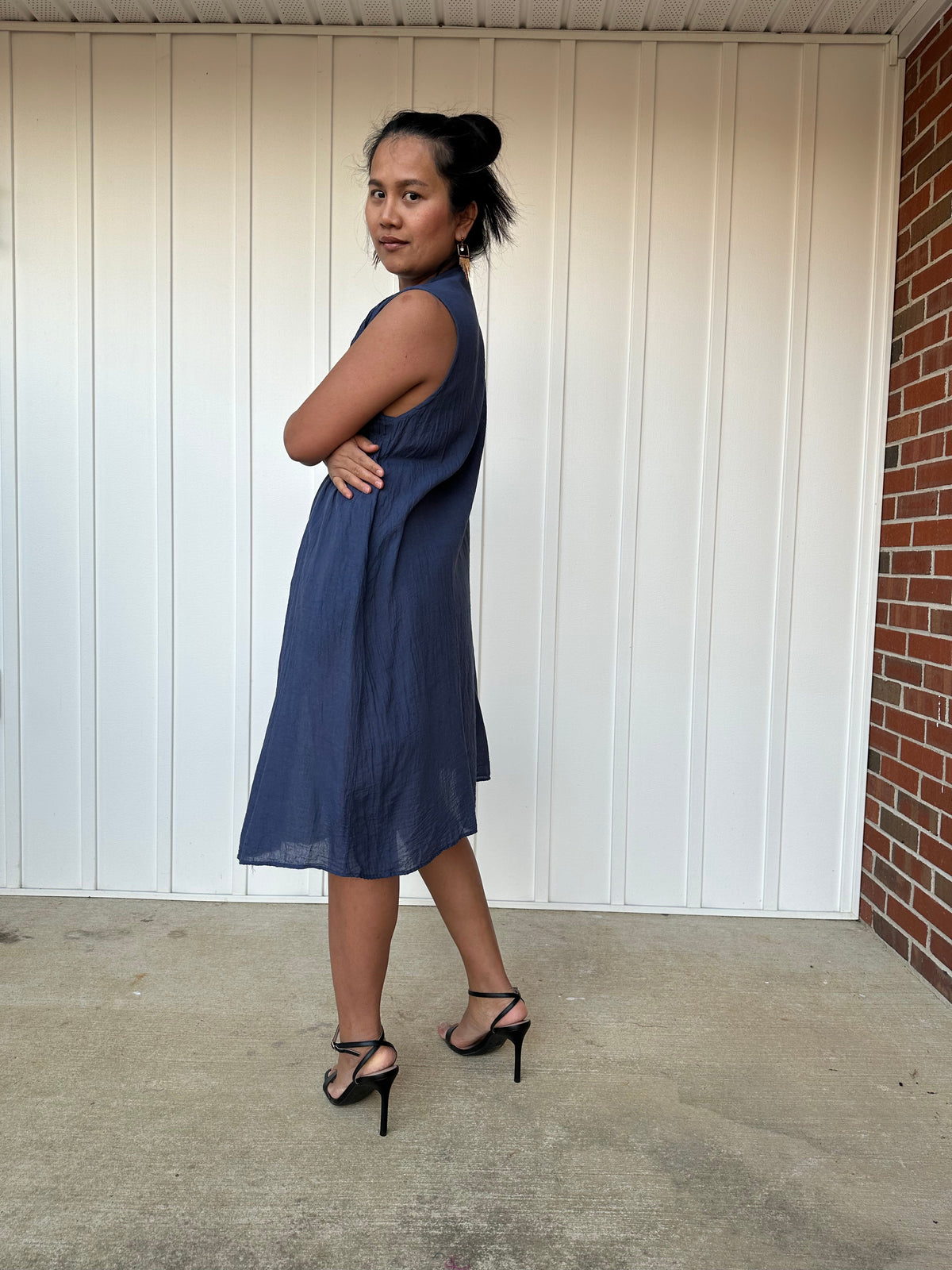 MALA handworks Mini dress Cotton gauze