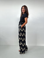 Nikola Chevron Pants in Black-VN-7-Mala Handworks