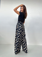Nikola Coin Dot Pants in Black-VN-6-Mala Handworks