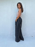 Nikola Reed Pants in Black-VN-3-42-Mala Handworks