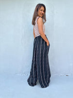 Nikola Reed Pants in Black-VN-3-42-Mala Handworks