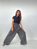 Nikola Stripe Pants in Black-VN-5-Mala Handworks