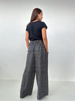 Nikola Stripe Pants in Black-VN-5-Mala Handworks