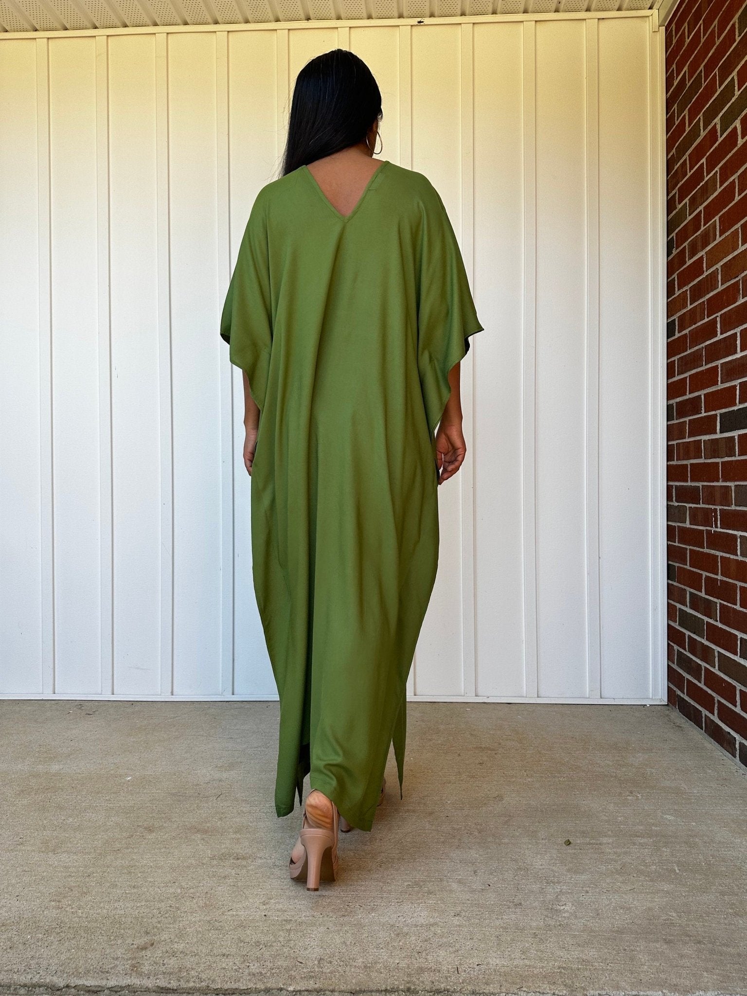 Nora Kaftan in Moss Green - Mala Handworks