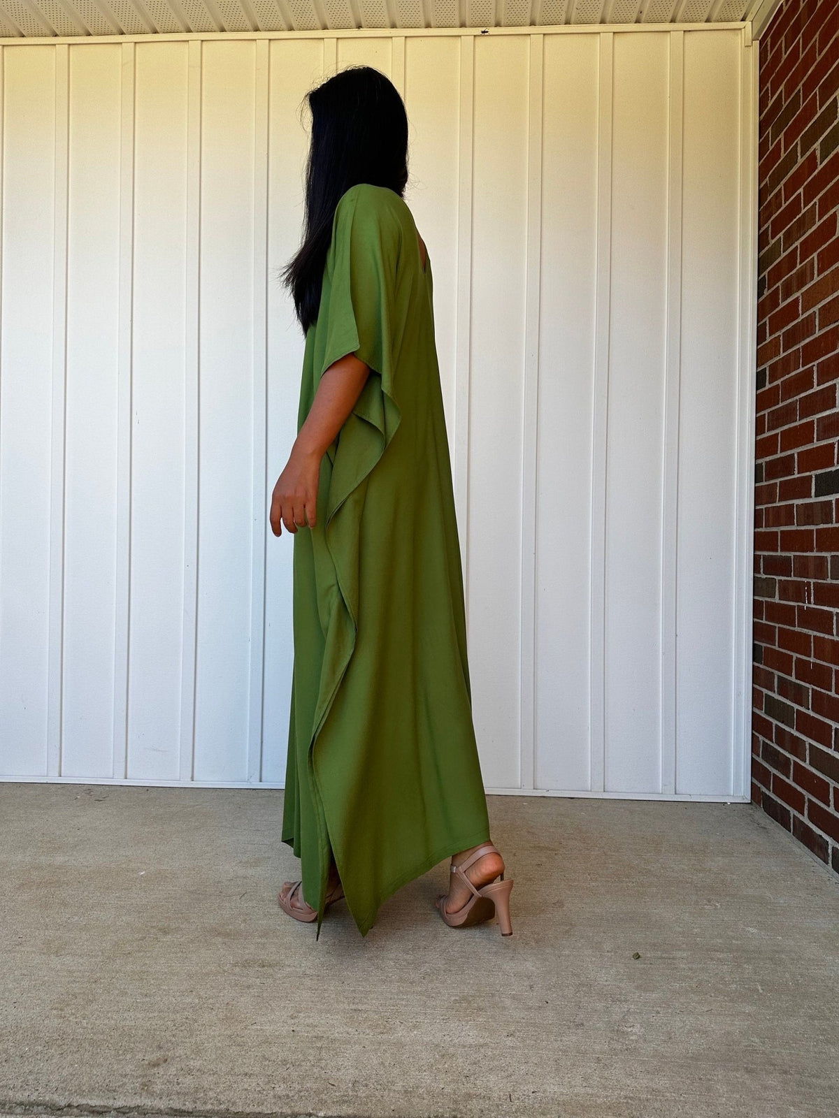 Nora Kaftan in Moss Green - Mala Handworks