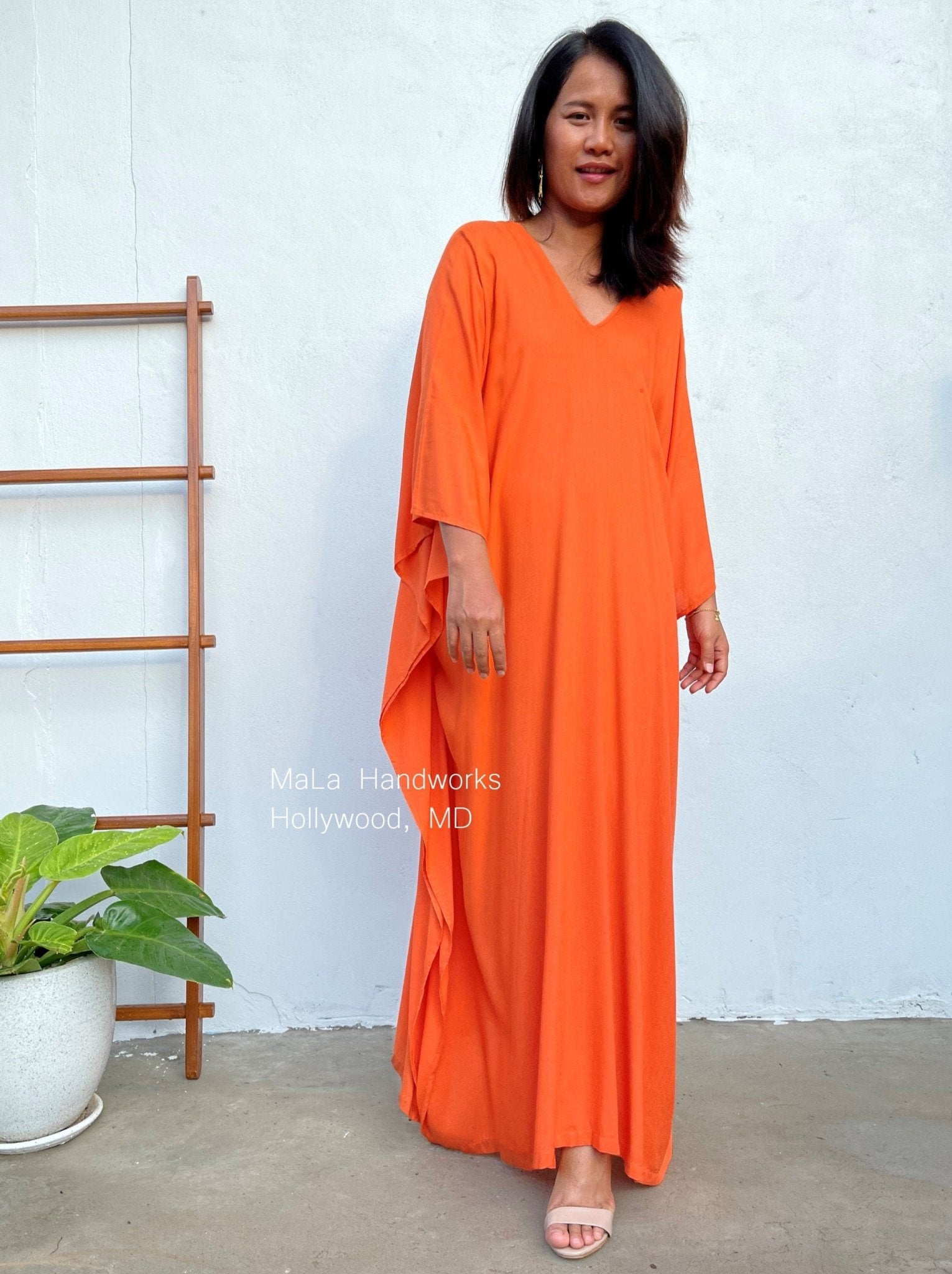 Nora Kaftan in Orange - Mala Handworks
