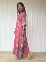 Nora Kaftan in Pink Rose Tie Dye - Mala Handworks