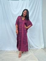MALA handworks Nora Kaftan in Purple Tie Dye