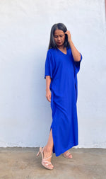 Nora Kaftan in Royal Blue - Mala Handworks